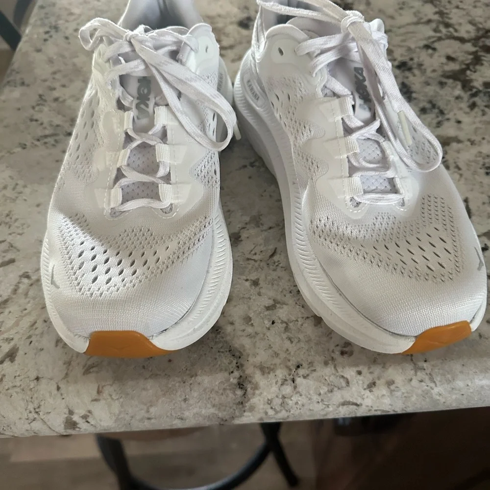 Hoka White Athletic Shoes - Picture 2 of 5